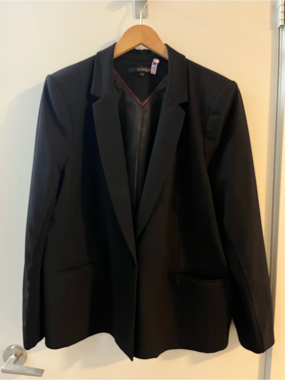 Willow and Thread Black Single-Button Blazer size 22 women’s